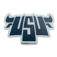 USU Retro Throwback Sticker - 4in.